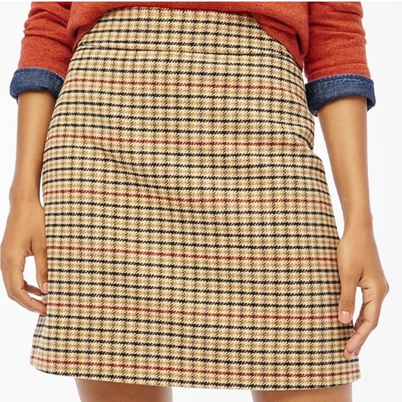 NWOT J. Crew Plaid Skirt - Picture 2 of 12